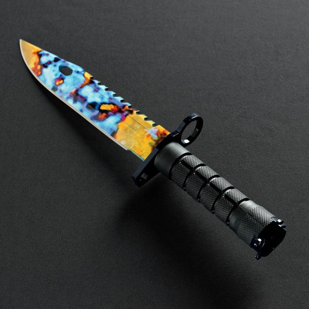 Case Hardened M9 Bayonet - Real Video Game Knife Skin - Elemental ...