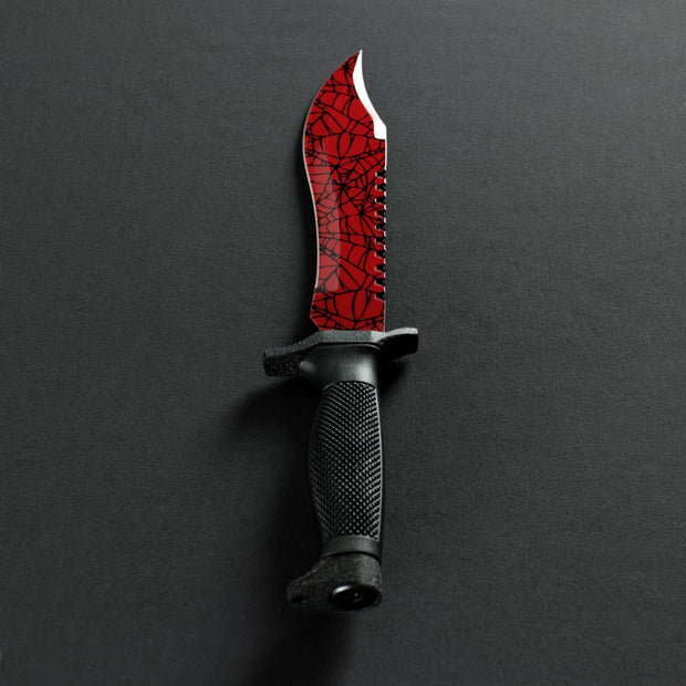 Crimson Web Bowie Knife