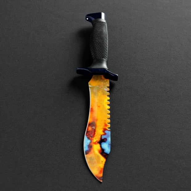 Case Hardened Bowie Knife-Real Video Game Knife Skins-Elemental Knives