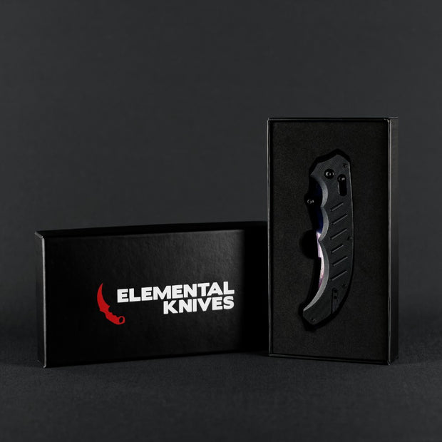 Doppler Phase 2 Flip Knife-Real Video Game Knife Skins-Elemental Knives