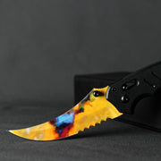Case Hardened Flip Knife-Real Video Game Knife Skins-Elemental Knives