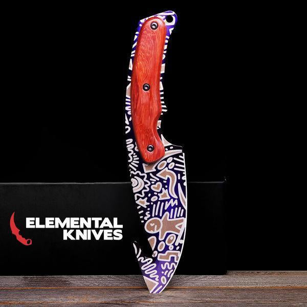 Freehand Gut Knife-Real Video Game Knife Skins-Elemental Knives