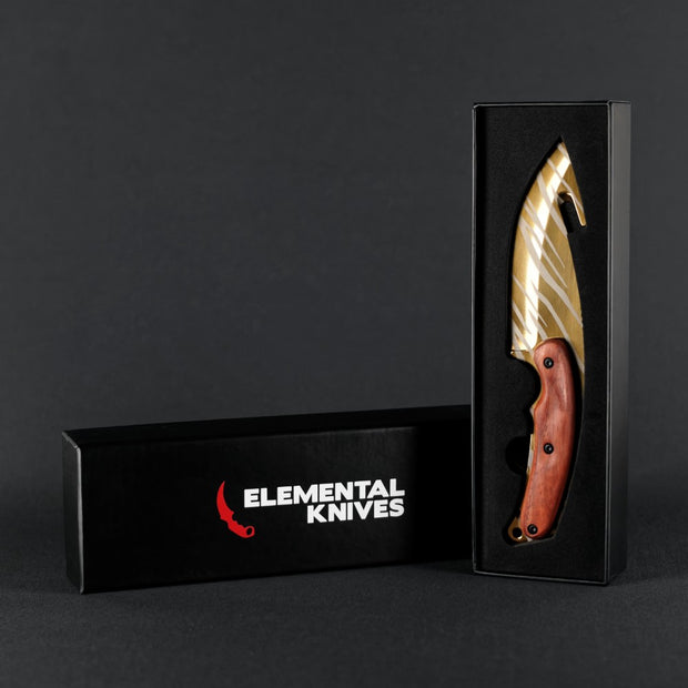 Tiger Tooth Gut Knife-Real Video Game Knife Skins-Elemental Knives