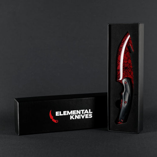 Crimson Web Gut Knife-Real Video Game Knife Skins-Elemental Knives
