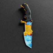 Case Hardened Huntsman Knife-Real Video Game Knife Skins-Elemental Knives