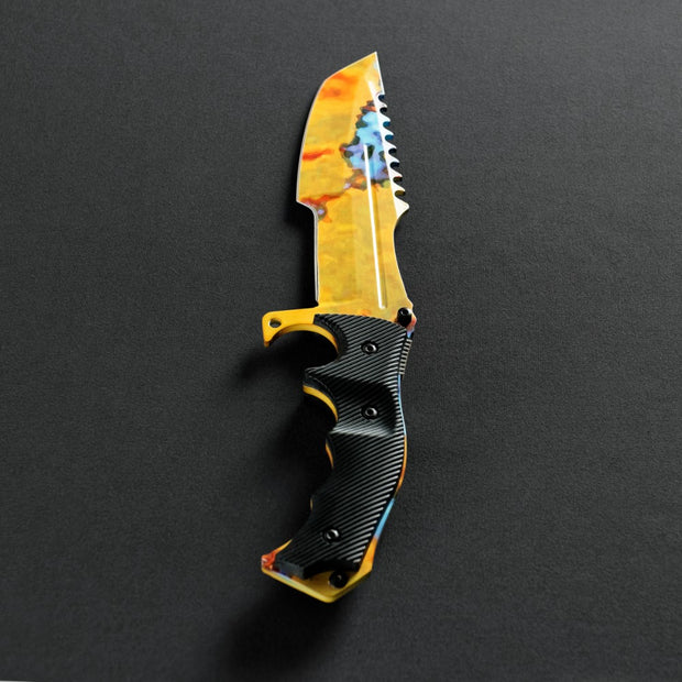 Case Hardened Huntsman Knife-Real Video Game Knife Skins-Elemental Knives