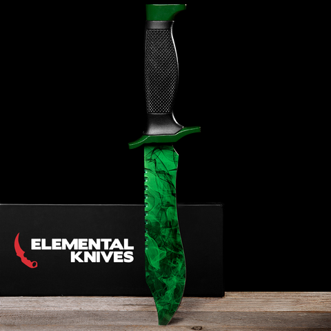 Gamma Phase 2 Bowie Knife-Real Video Game Knife Skins-Elemental Knives