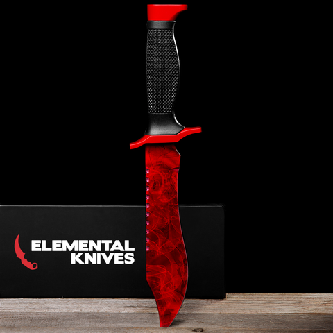 Ruby Bowie Knife-Real Video Game Knife Skins-Elemental Knives