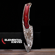 Damascus Steel Gut Knife-Real Video Game Knife Skins-Elemental Knives