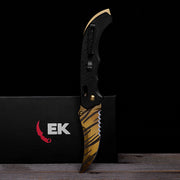 Tiger Tooth Flip Knife-Real Video Game Knife Skins-Elemental Knives